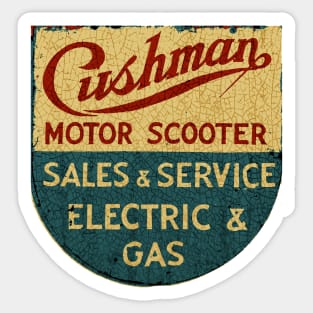 Cushman Scooter sales and service Sticker